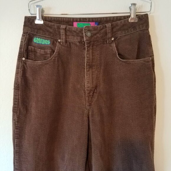 Empyre Tori Brown Corduroy Pants Women’s Size 6 Retro 90's Y2K Loose Baggy - Picture 3 of 8